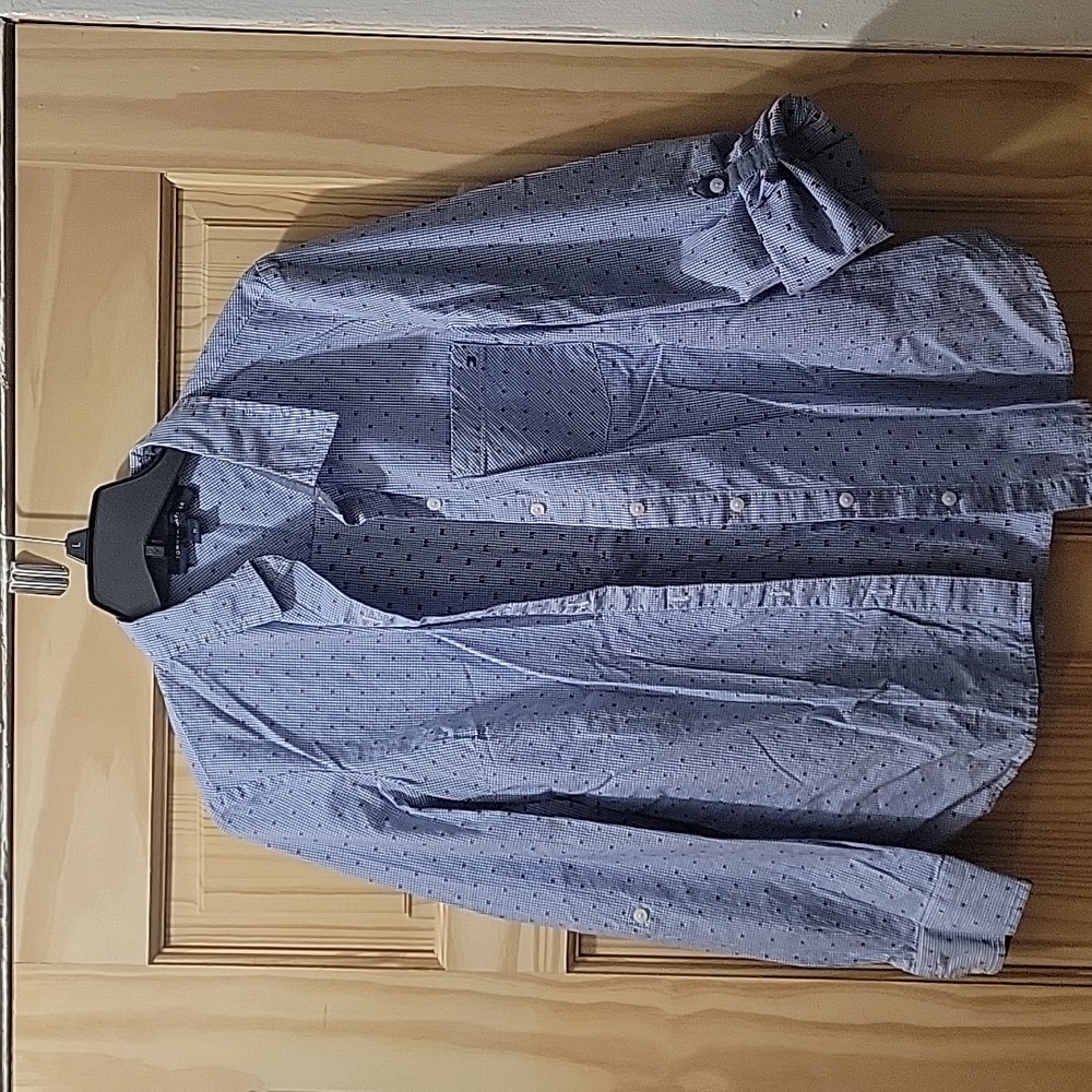 Tommy Hilfiger, medium, blue w/print